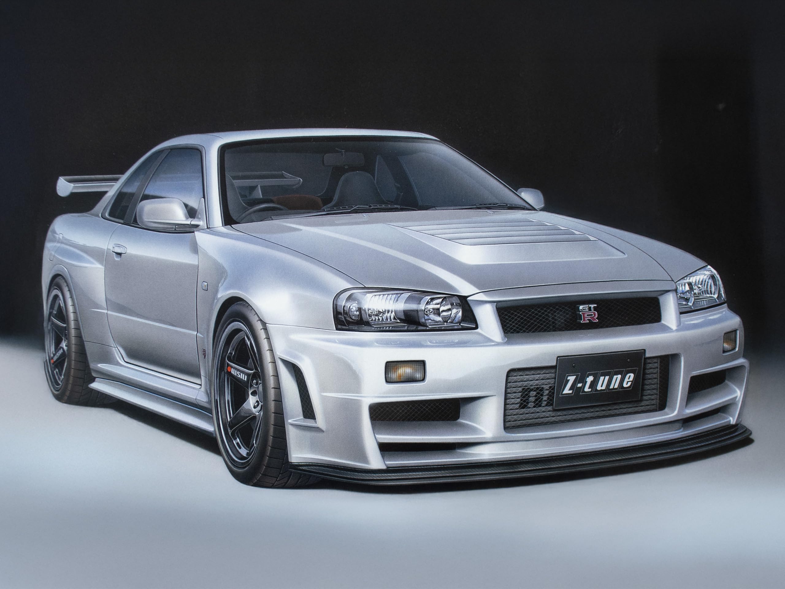 tamiya-nismo-skyline-gt-r-z-tune-r34-modellbausatz-1-24-grau image 3