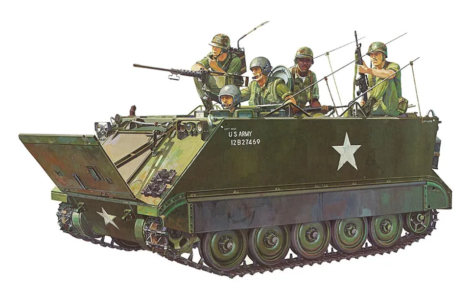 tamiya-static-models-35040-m113-modellbausatz-1-35-gr-n image 1