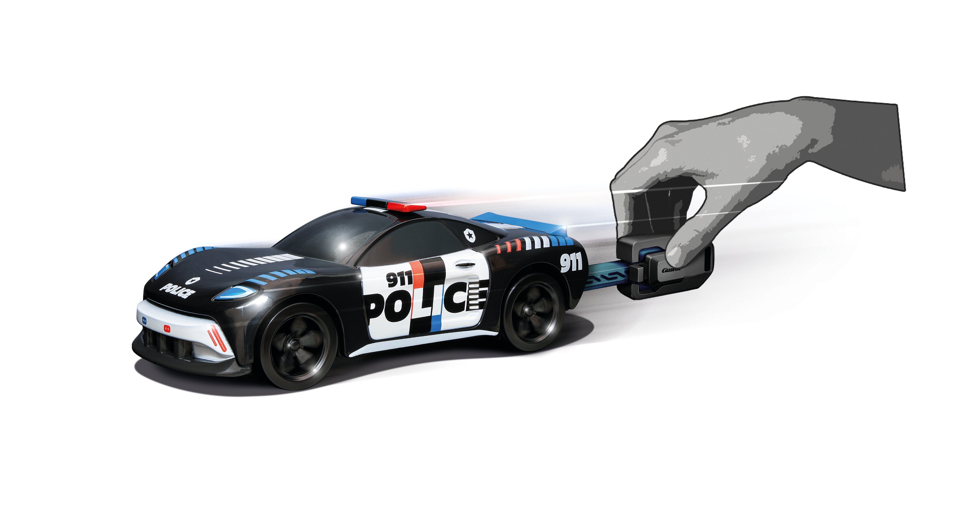 carrera-street-racer-police-key-racer-auto-polizei-mit-schl-ssel image 2
