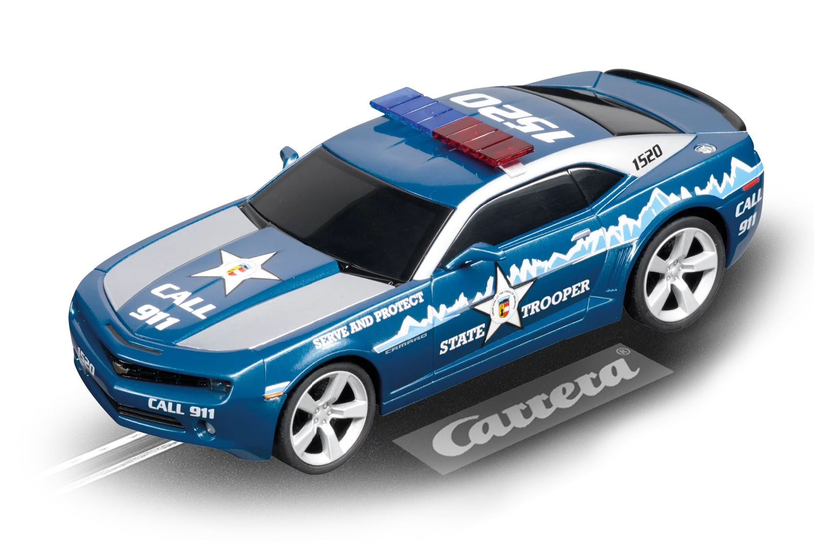 carrera-digital-132-chevrolet-camaro-state-trooper-slotcar-blaulicht image 1