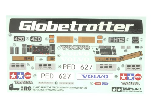 tamiya-aufkleber-309495346-volvo-fh12-globetrotter-blau image 2