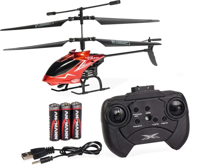 carson-nano-tyrann-ir-mini-rc-helikopter-rot-rtf-29-g image 1