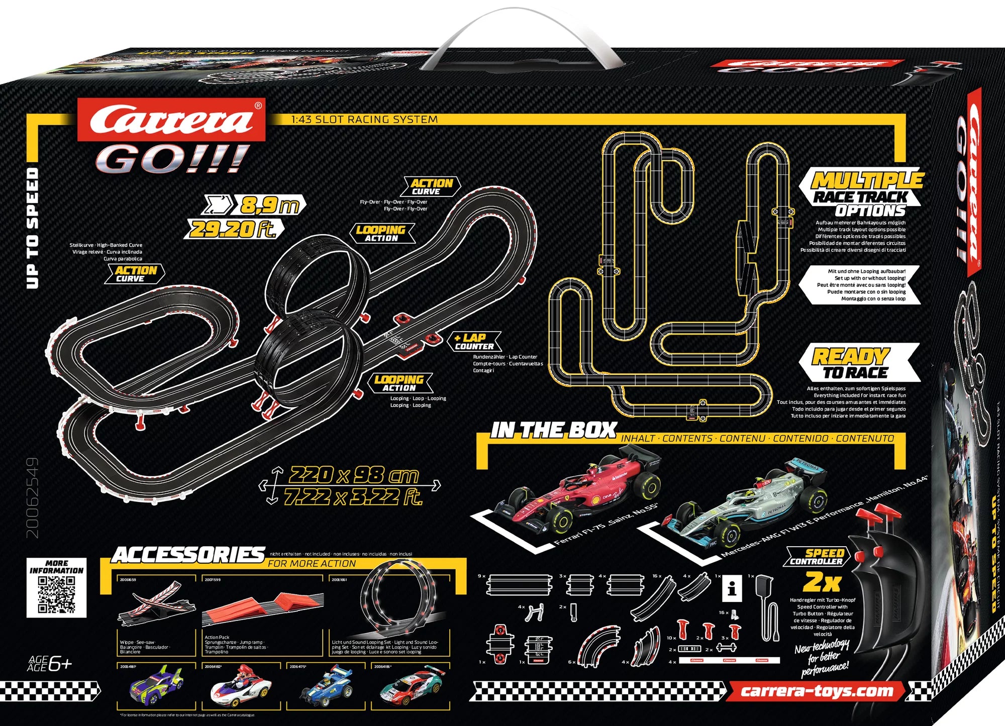 carrera-go-up-to-speed-formel-1-rennbahn-set-hamilton-vs-sainz image 2