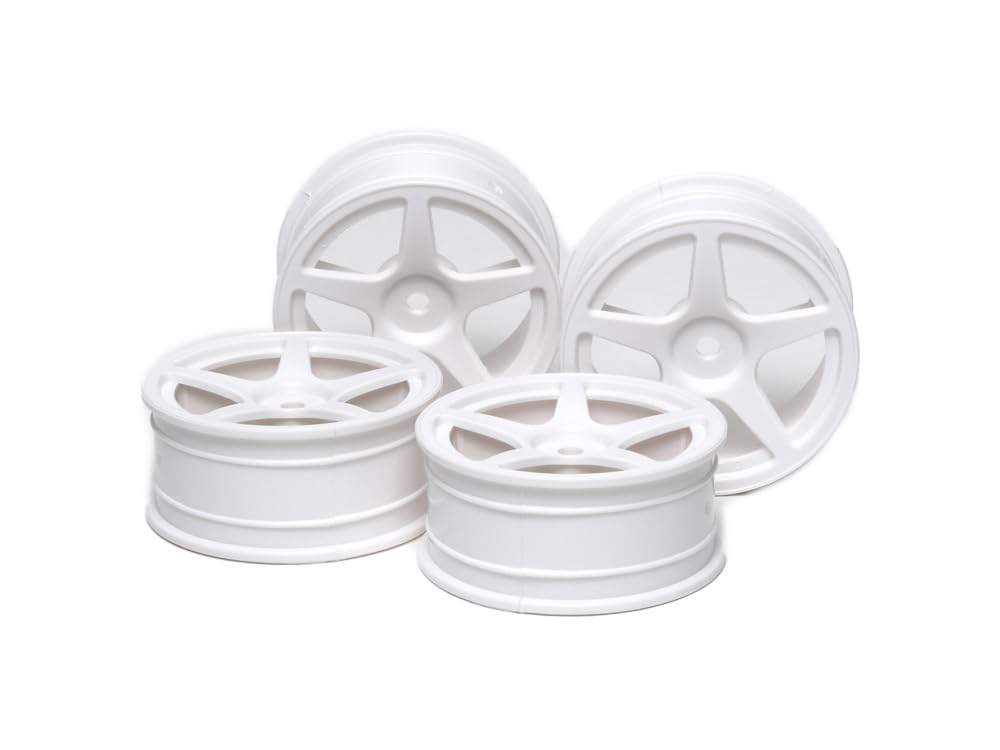 tamiya-300053471-felgen-5-speichen-schmal-wei-4-st-ck image 1