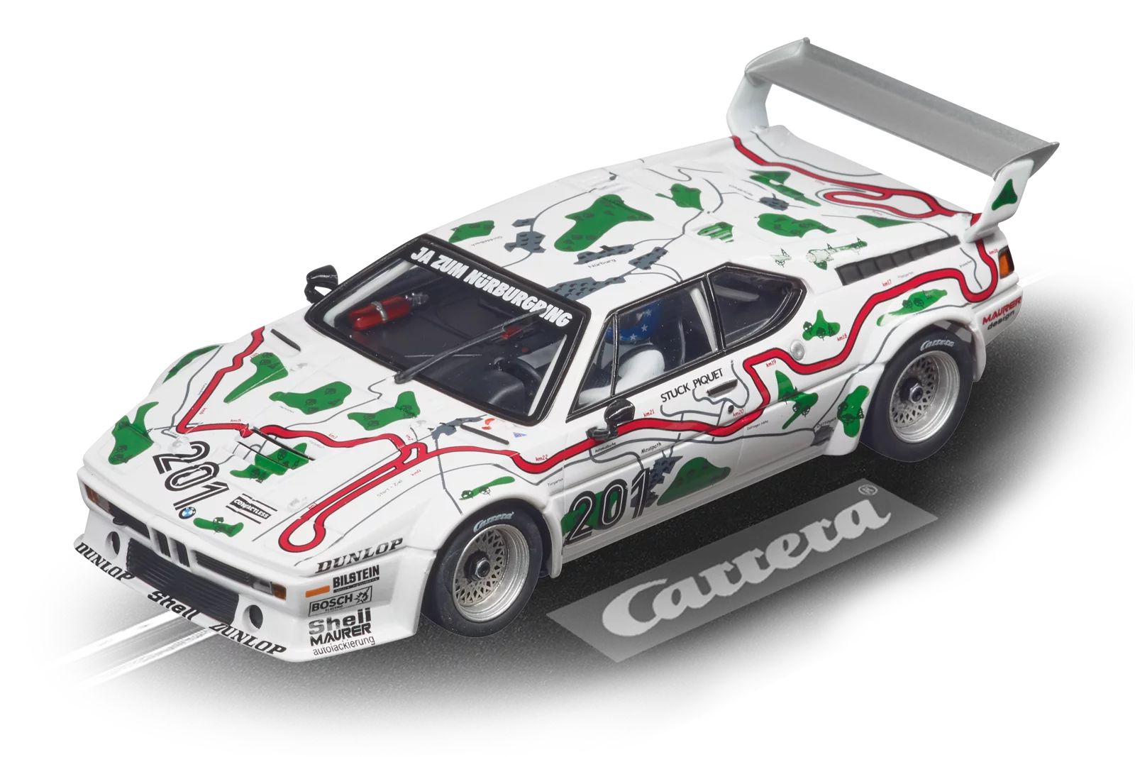 carrera-digital-132-bmw-m1-procar-no-201-slotcar-1-32 image 1