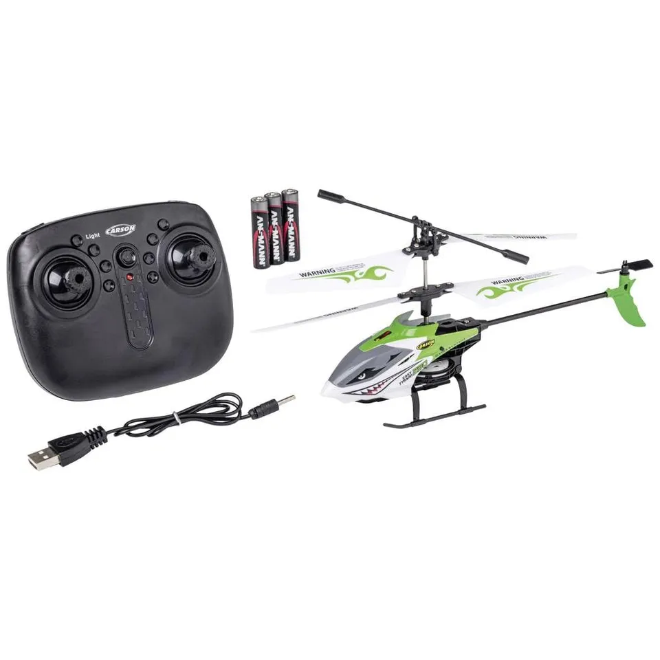carson-easy-tyrann-230-gyro-rc-helikopter-gr-n-rtf image 1