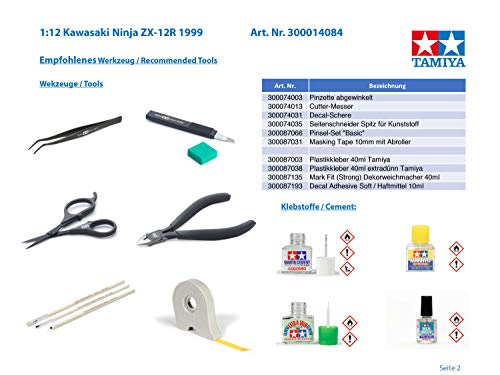 tamiya-static-models-kawasaki-ninja-zx-12r-1-12-bausatz image 6