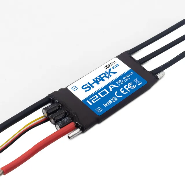 ztw-shark-g2-120a-esc-2-6s-regler-f-rs-rc-boot image 1