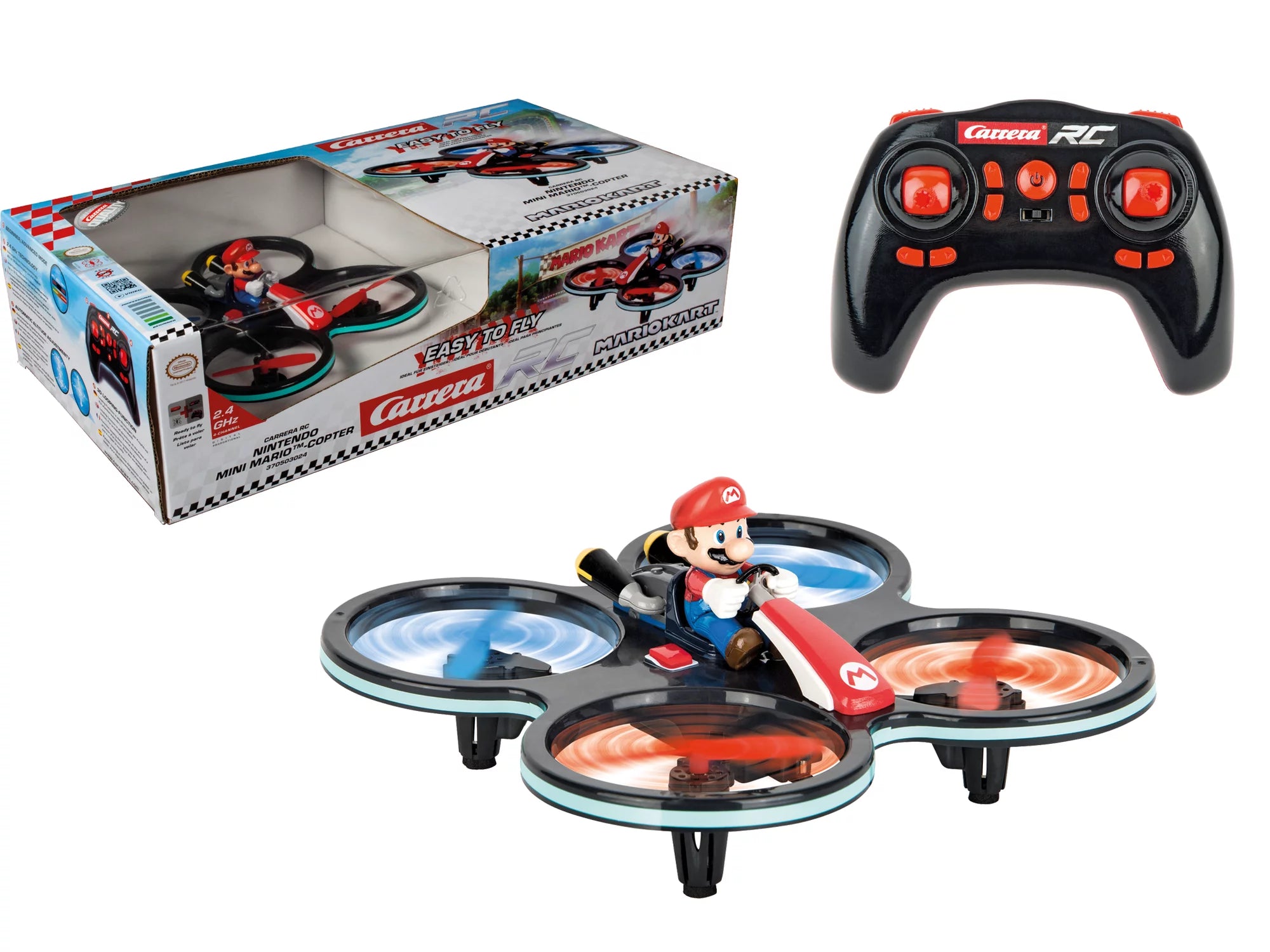 carrera-mario-kart-mini-mario-copter-quadrocopter-drohne-2-4ghz image 2