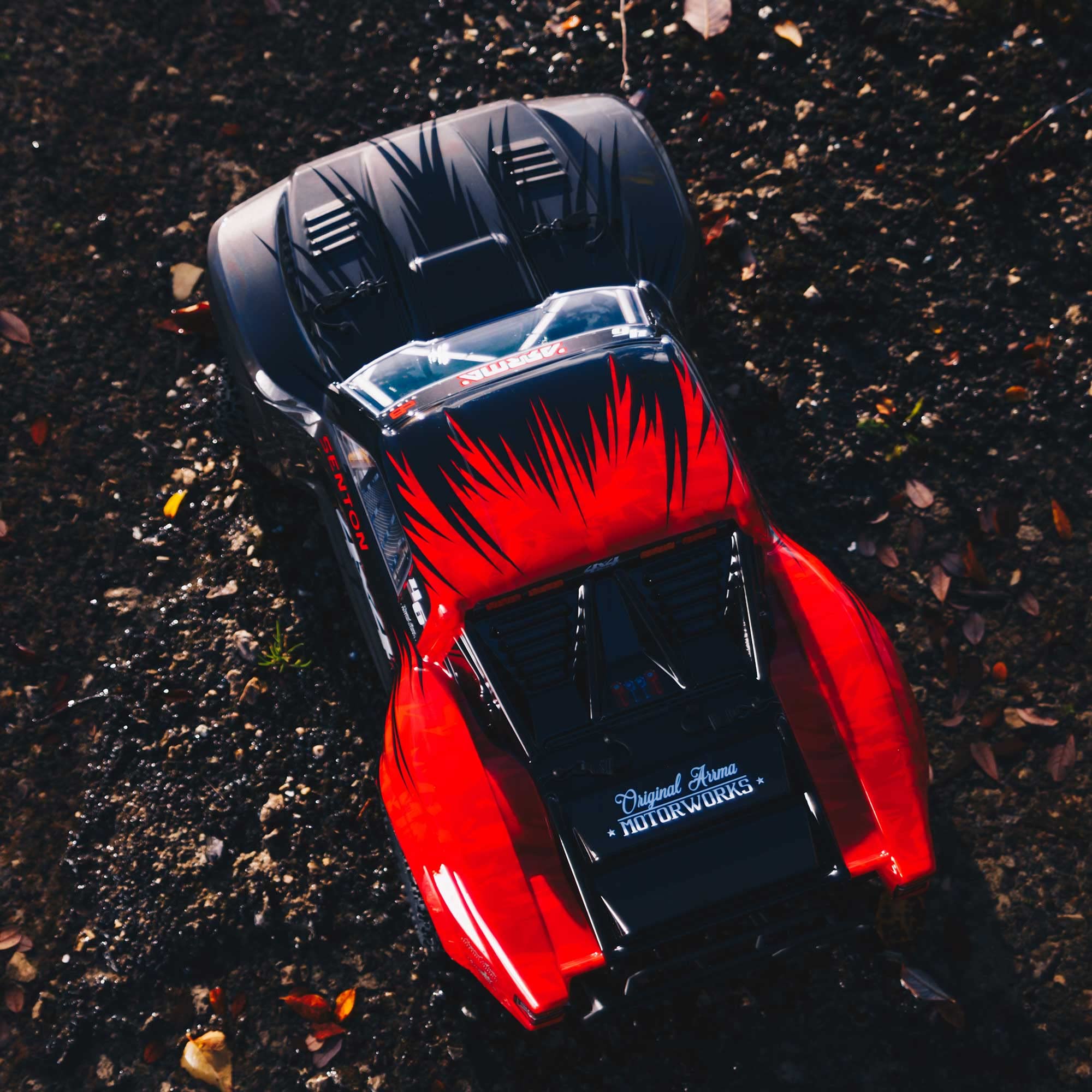 arrma-senton-4x4-mega-short-course-truck-rc-auto-1-10-brushed-rot image 5