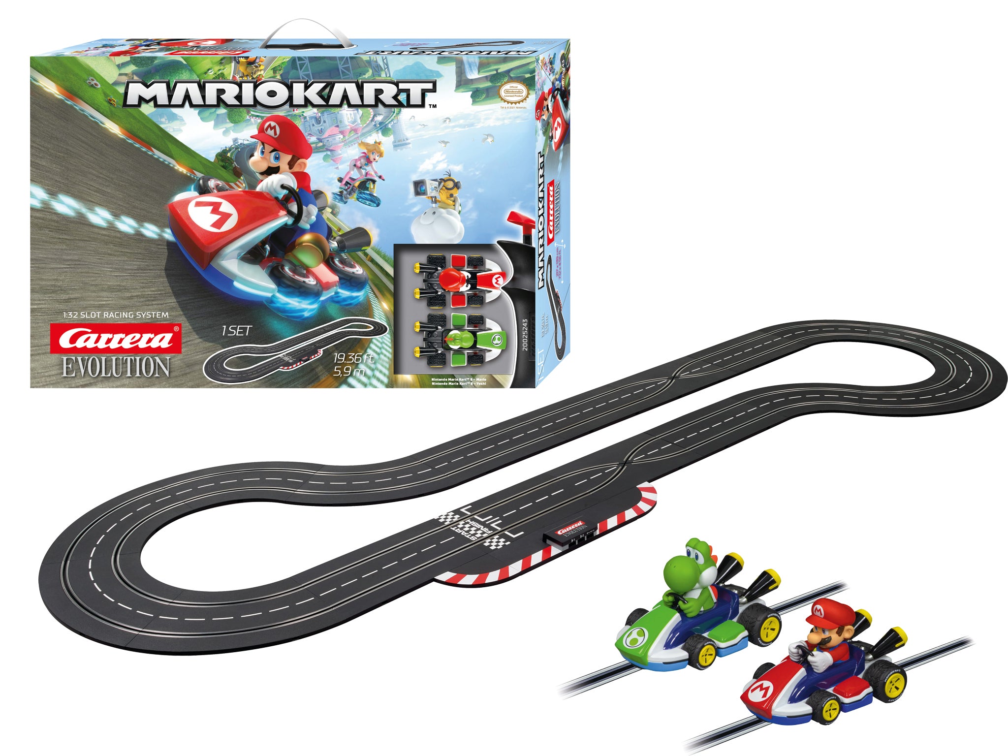 carrera-go-mario-kart-rennbahn-set-slotcar-5-9-m image 2
