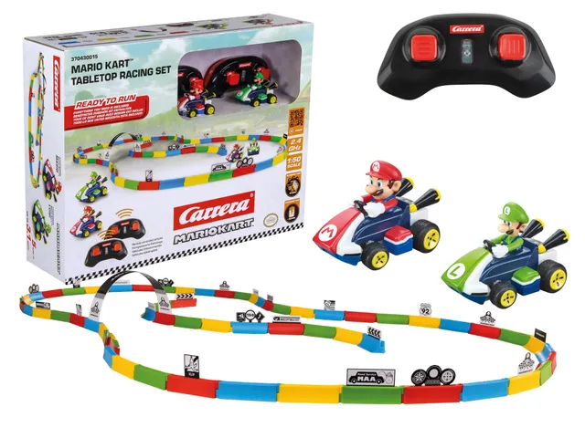 carrera-mario-kart-tabletop-racing-set-mario-luigi-rc-1-43 image 1