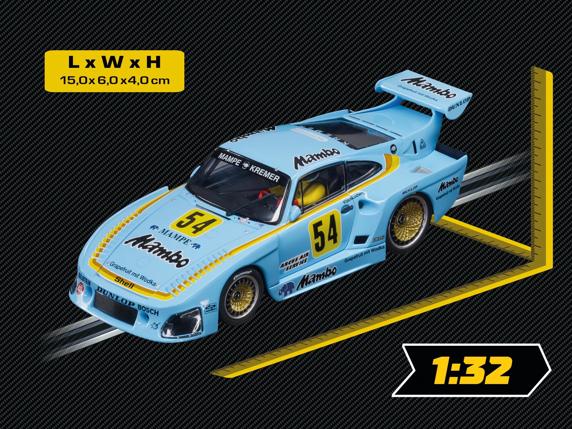 carrera-evolution-porsche-kremer-935-k3-no-54-slotcar-1-32 image 2