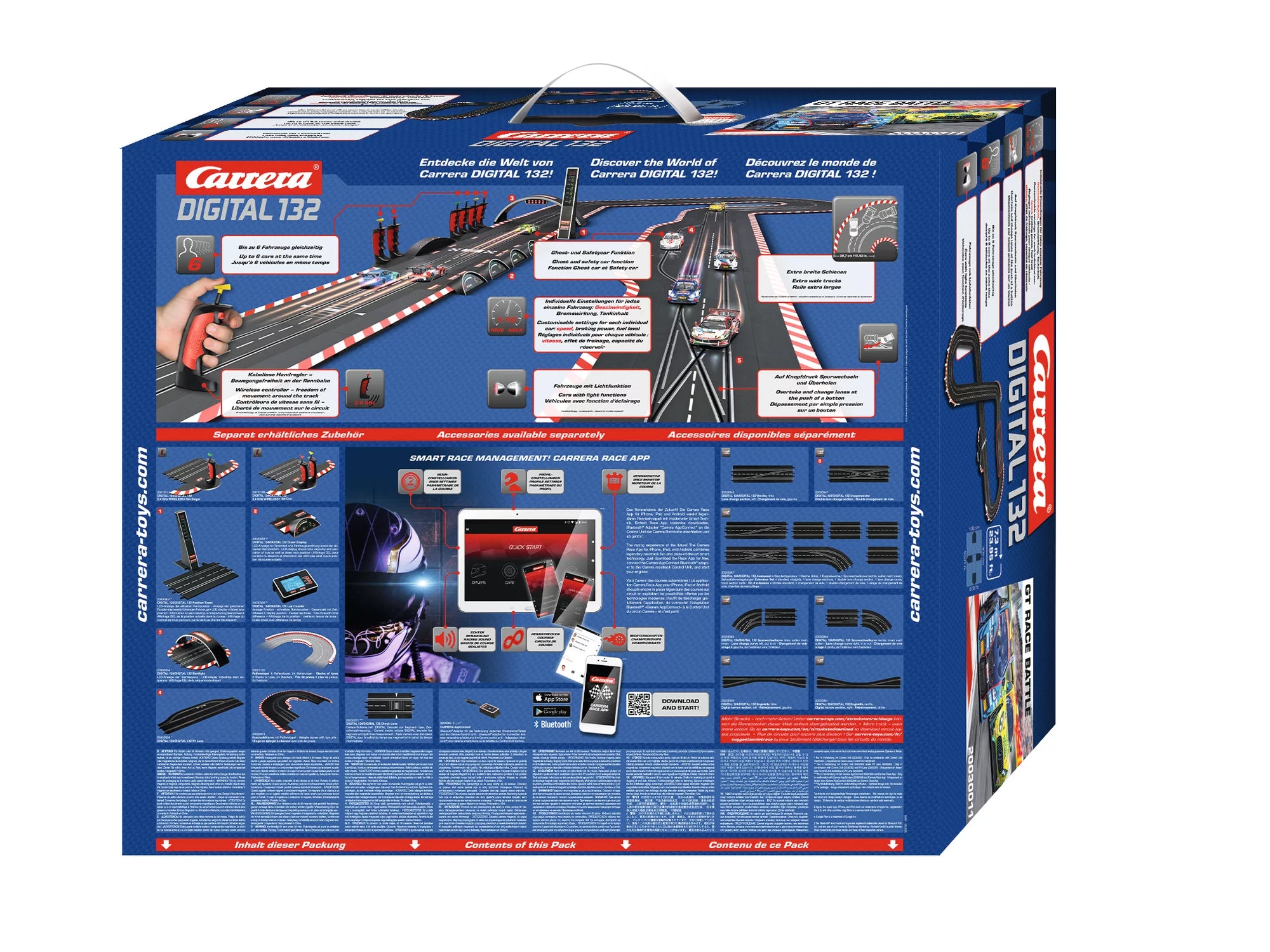 carrera-digital-132-gt-race-battle-autorennbahn-set-7-3-m image 2