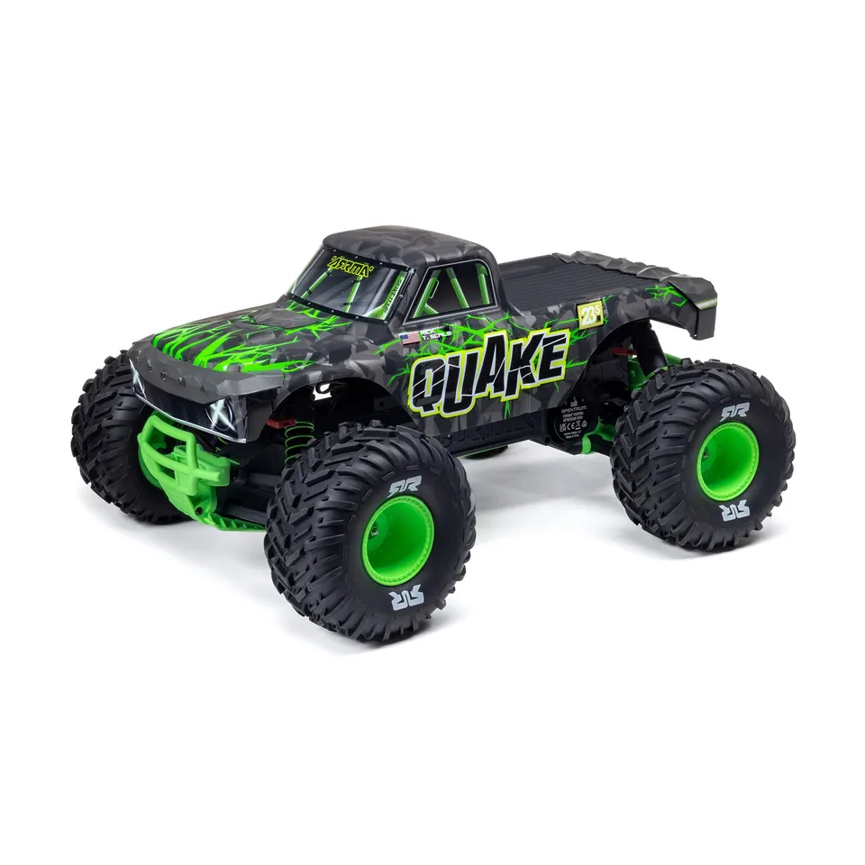 arrma-quake-223s-dsc-monster-truck-1-10-rtr-brushless-gr-n image 1