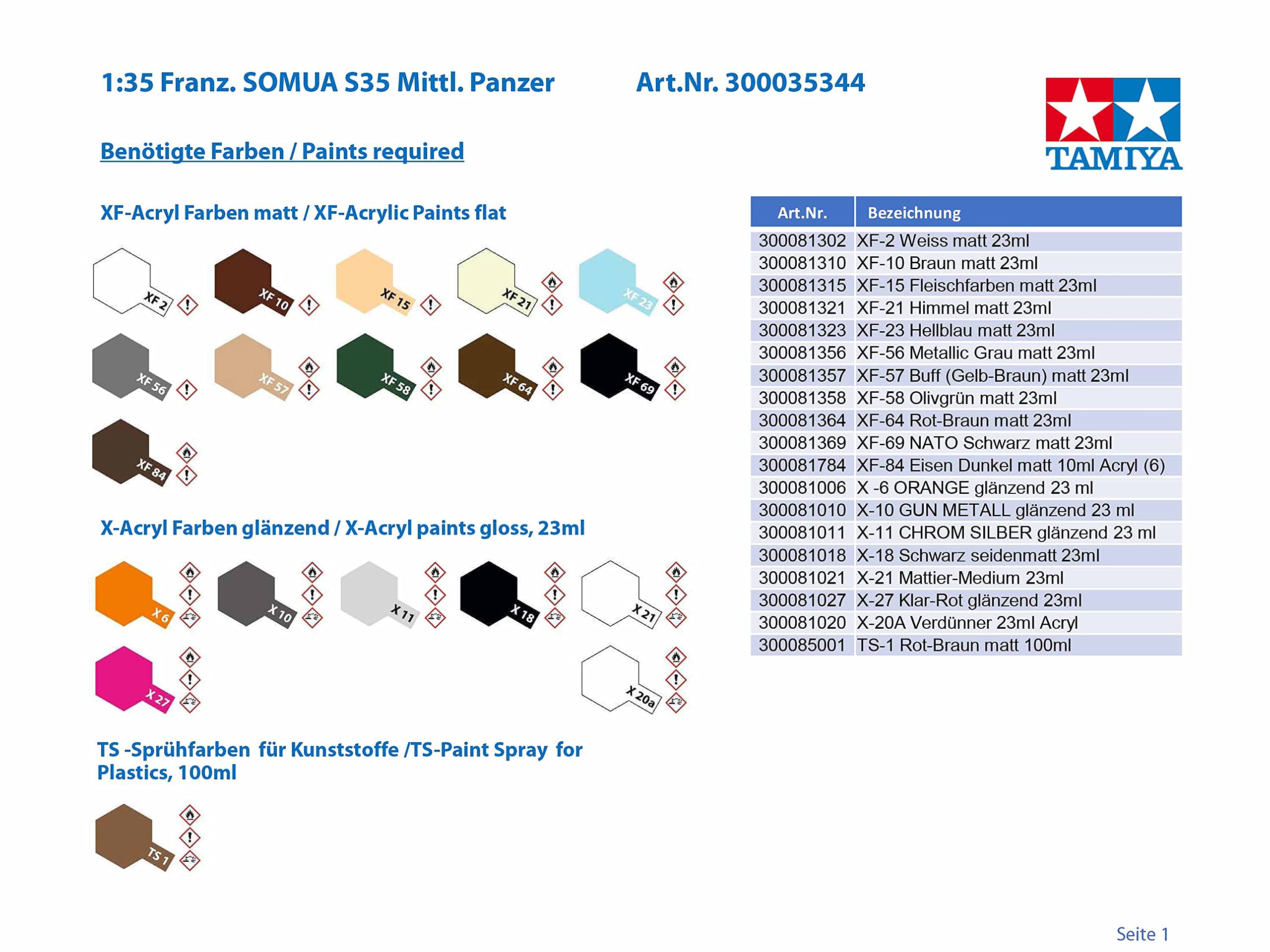 tamiya-somua-s35-35344-milit-r-panzer-bausatz-1-35-gr-n image 2
