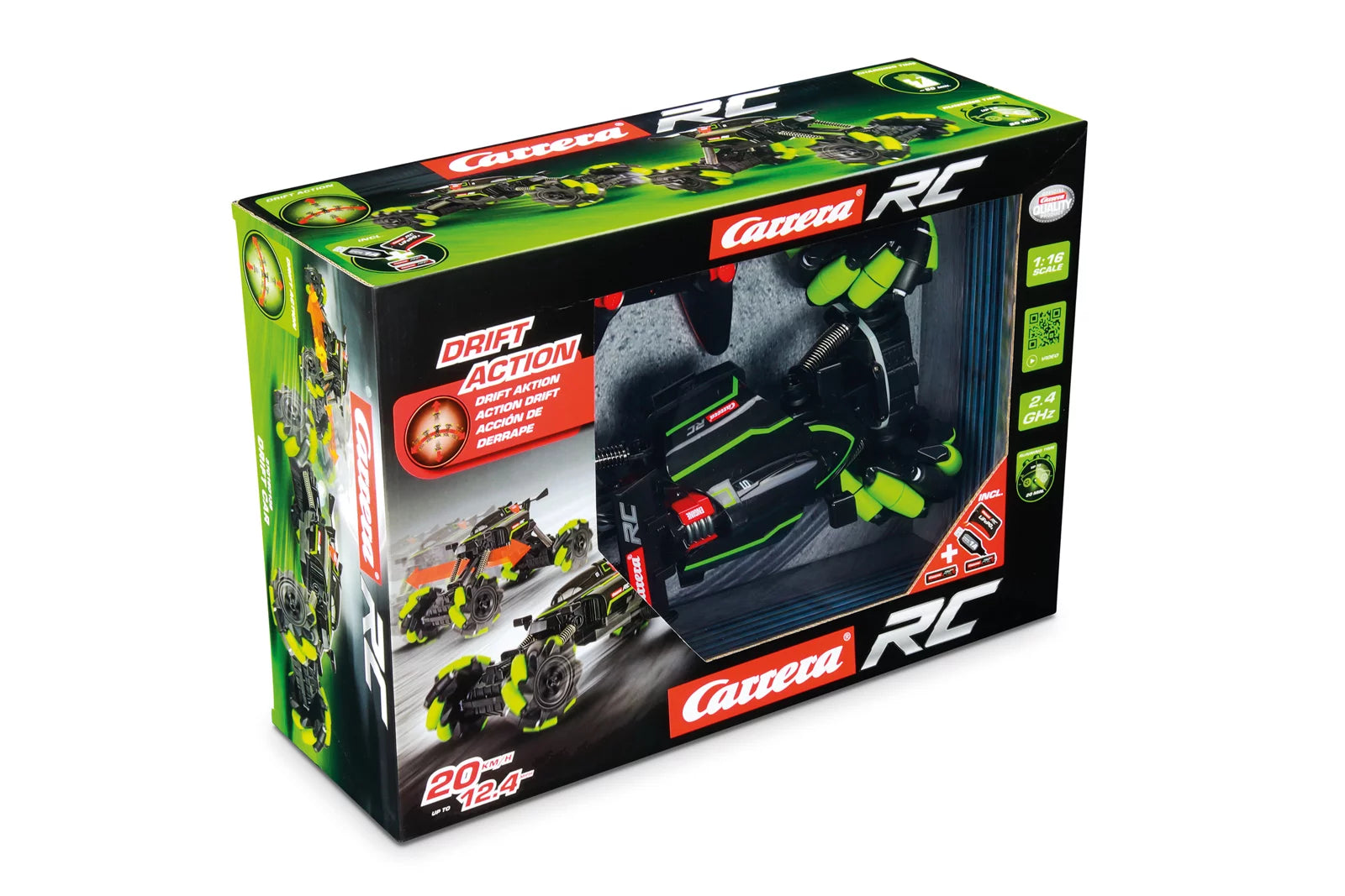 carrera-action-drift-car-2-4ghz-rc-auto-gr-n-schwarz image 6