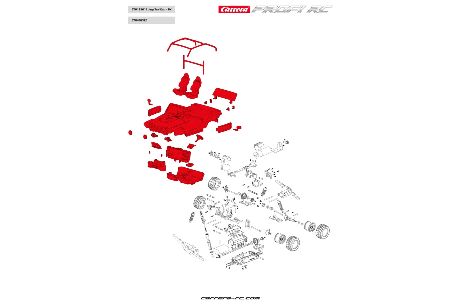 carrera-profi-rc-jeep-trailcat-karosserie-offroad-f-r-183011 image 2