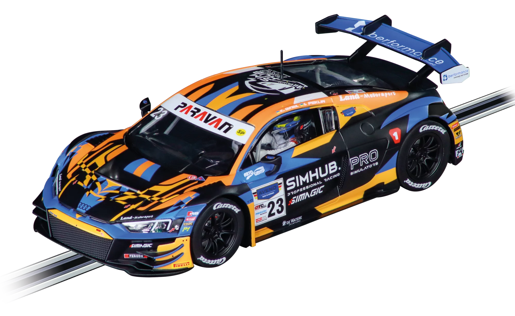 carrera-digital-124-audi-r8-lms-gt3-evo-ii-no-23-slotcar image 1