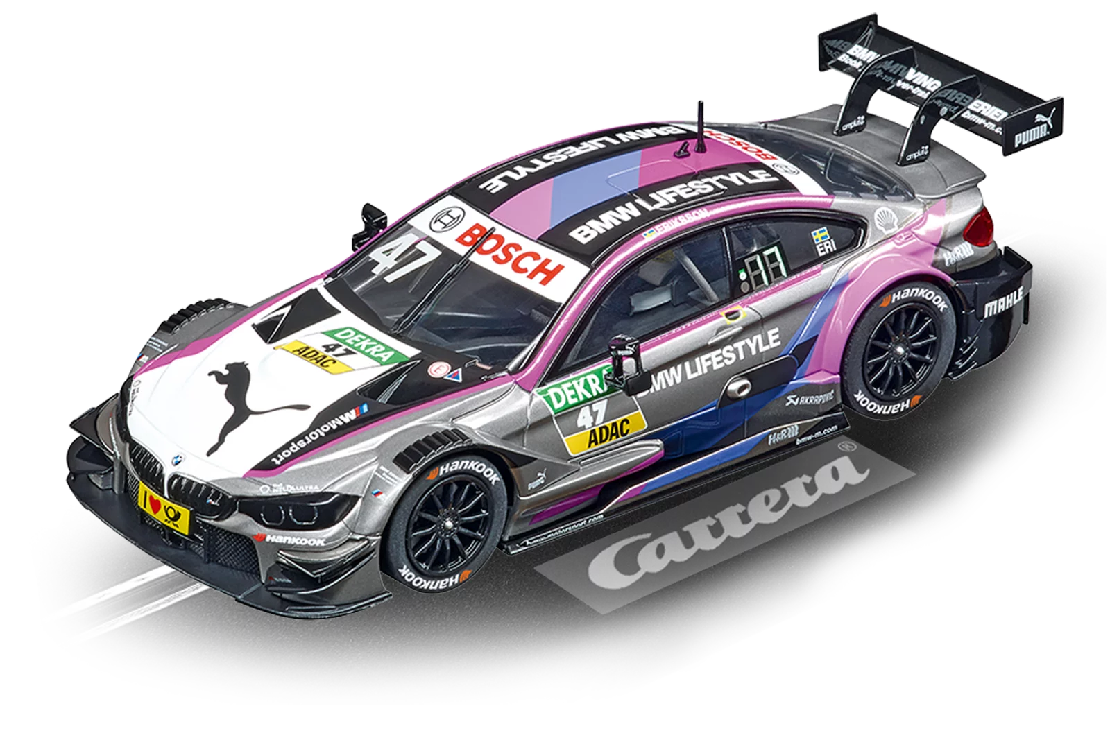 carrera-digital-132-bmw-m4-dtm-slotcar-j-eriksson-no-47-1-32 image 1