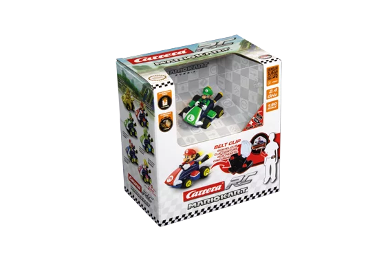 carrera-mario-kart-mini-rc-luigi-ferngesteuertes-auto-1-50 image 2