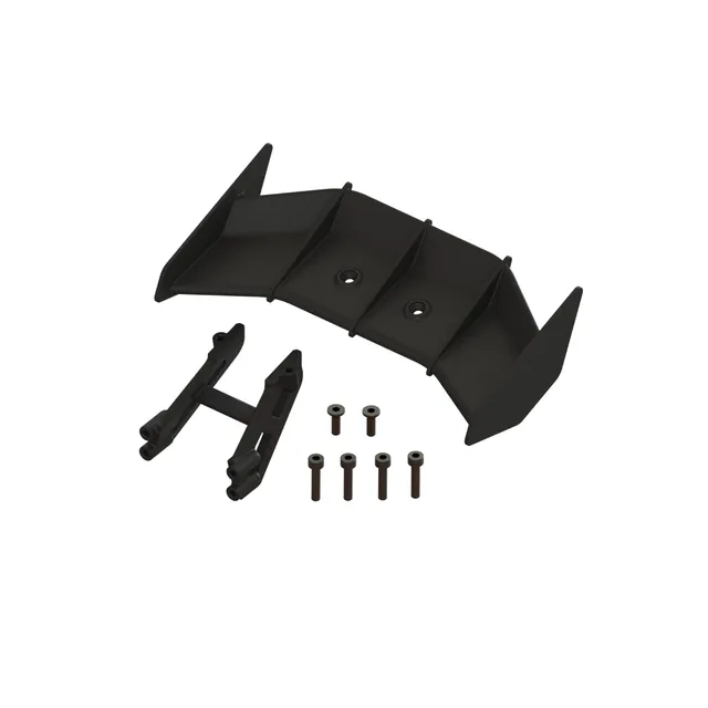arrma-heckfl-gel-set-nylon-mit-halter-schwarz image 1
