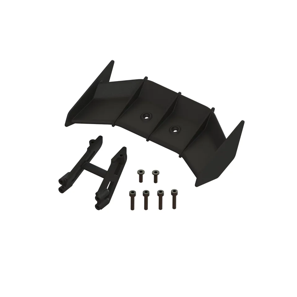 arrma-heckfl-gel-set-nylon-mit-halter-schwarz image 1