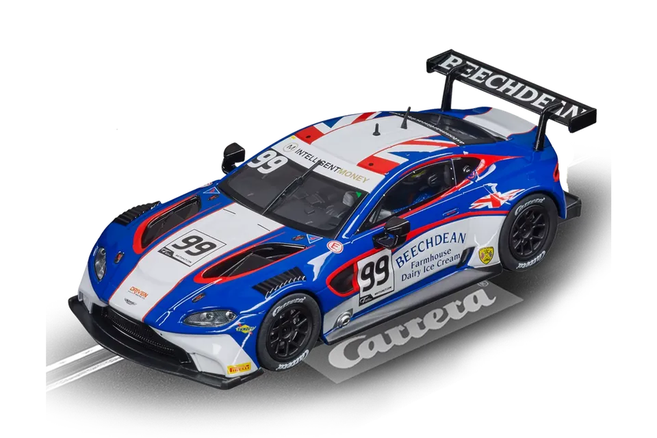 carrera-digital-132-aston-martin-vantage-gt3-slotcar-no-99 image 1