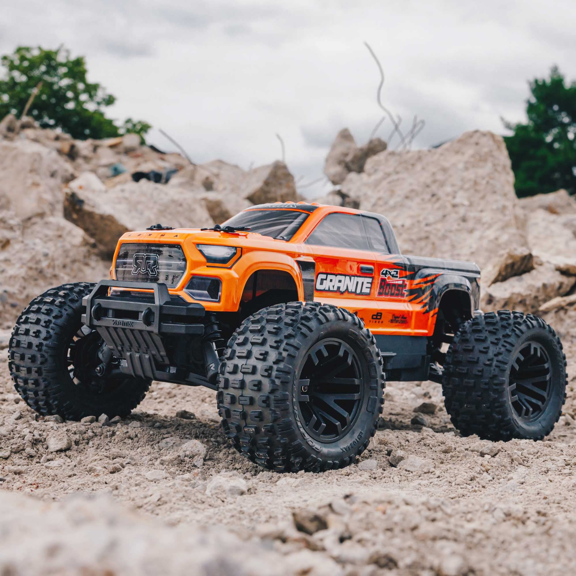 arrma-granite-4x2-boost-mega-550-monster-truck-rtr-orange image 3