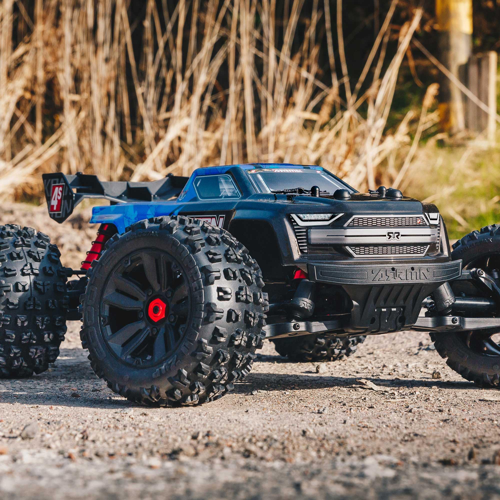 arrma-kraton-4s-blx-1-10-brushless-truck-rtr-schwarz-blau image 6