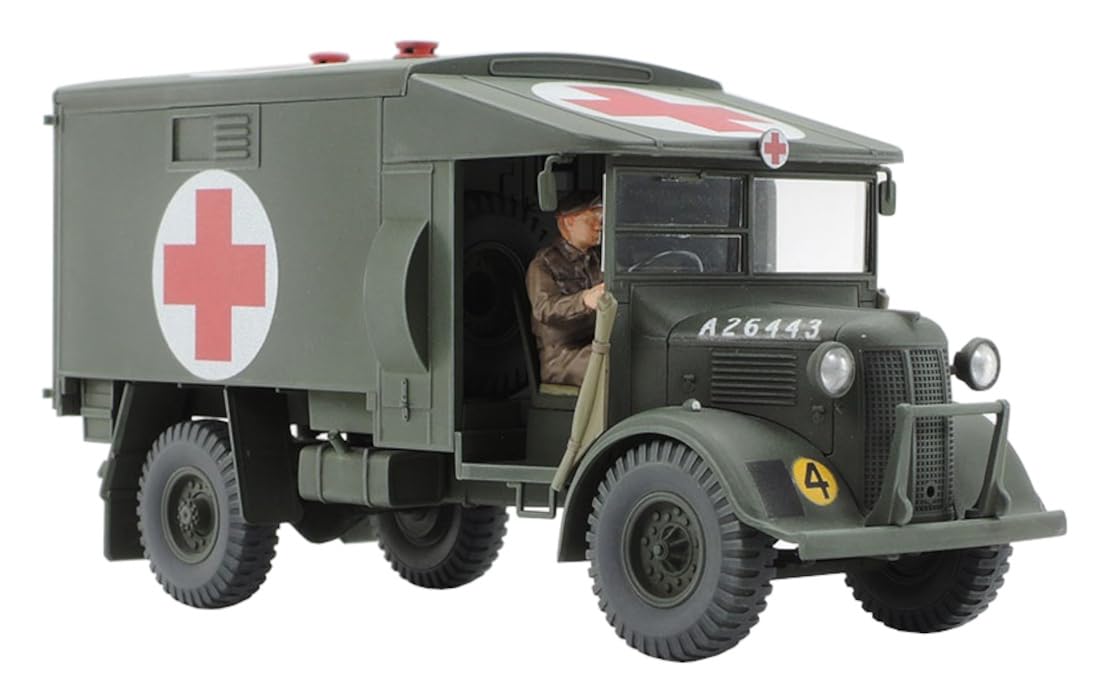 tamiya-static-models-32605-krankenwagen-1-48-bausatz image 1