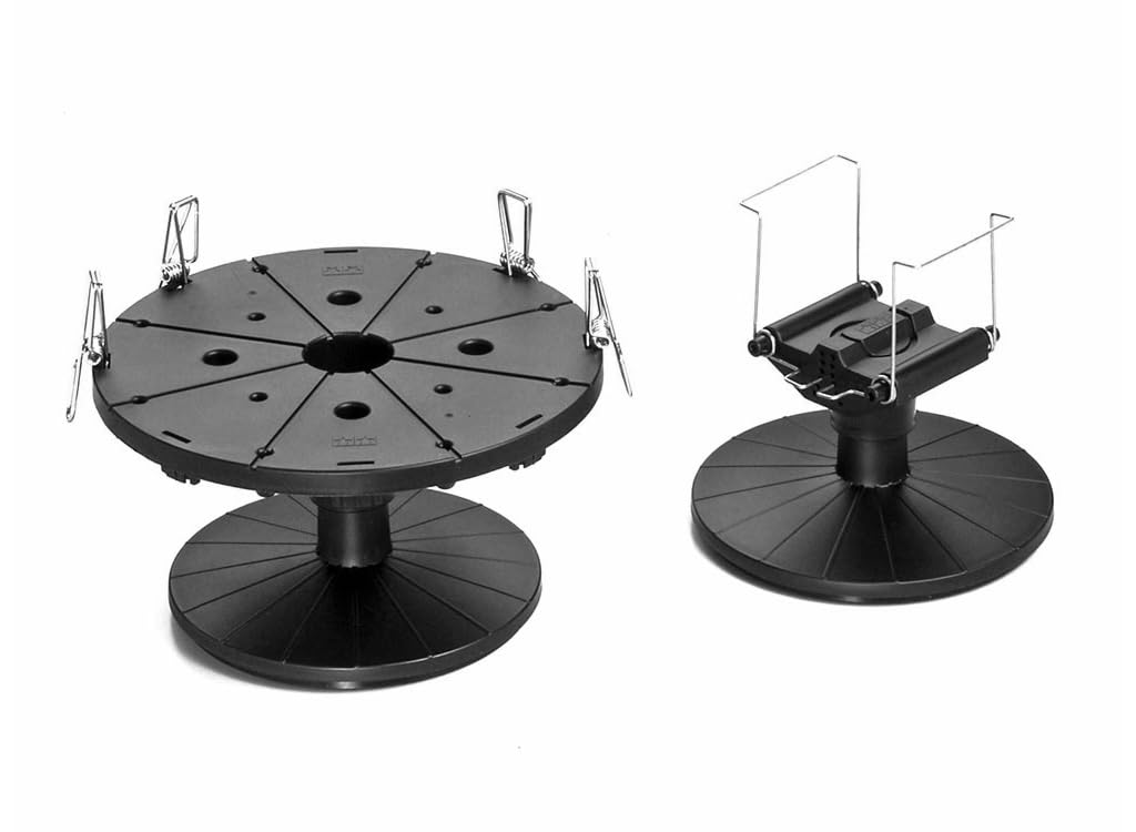 tamiya-74522-lackierst-nder-360-drehbar-grau-gelb image 1