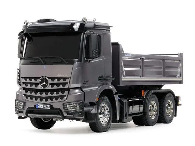 tamiya-mb-arocs-3348-1-14-rc-truck-hinterkipper-3-achs-bausatz image 1