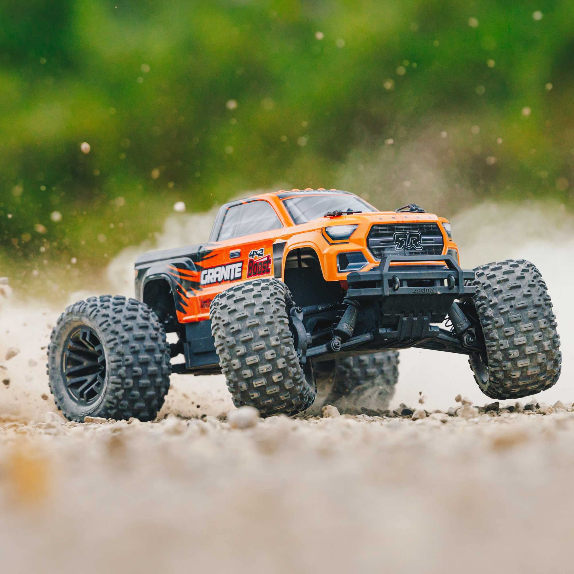 arrma-granite-4x2-boost-mega-550-monster-truck-rtr-orange image 8