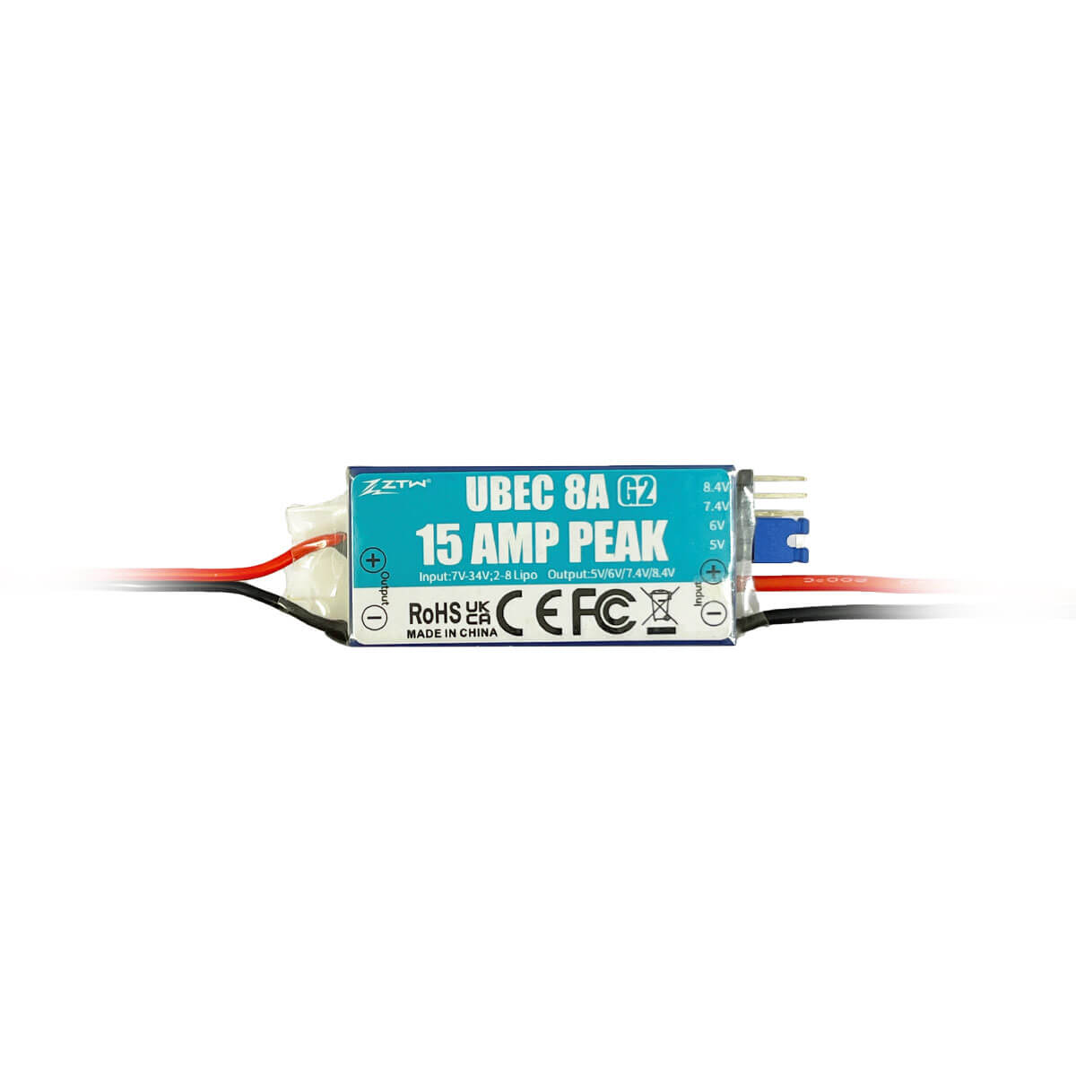 ztw-ubec-8a-g2-externes-bec-5v-6v-7-4v-8-4v-15a-peak image 2