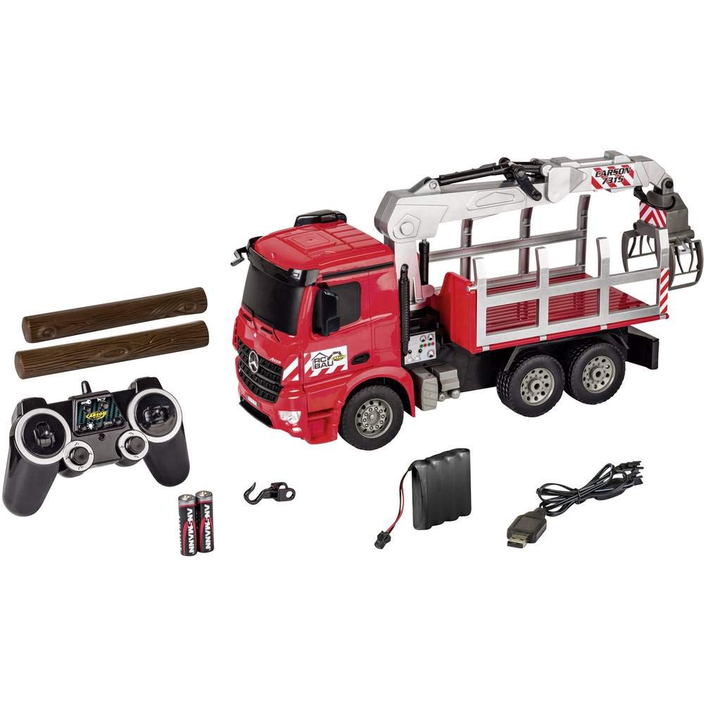 carson-mb-arocs-holztransporter-1-20-rot-rtr-licht image 1