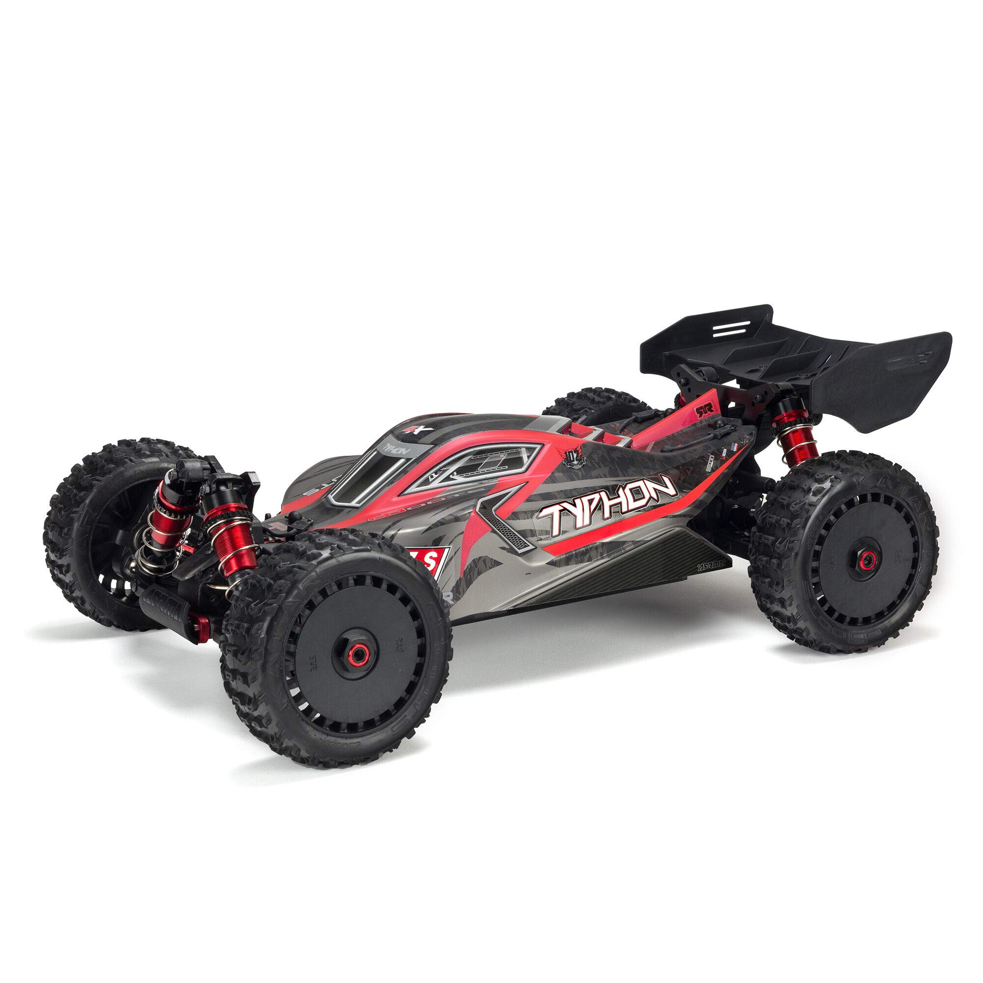 arrma-typhon-6s-v5-blx-buggy-1-8-4wd-rtr-schwarz-rot image 1
