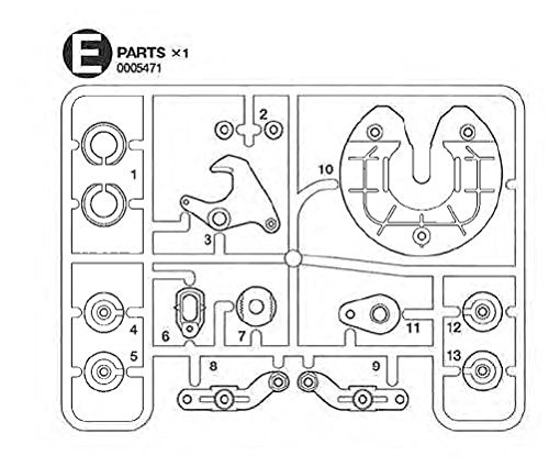 tamiya-300005471-e-teile-sattel-servo-truck-zubeh-r image 3