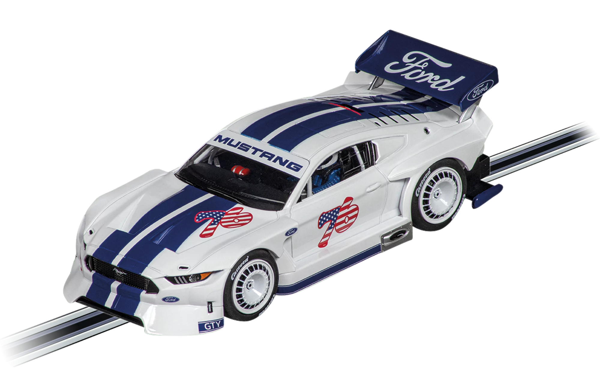 carrera-digital-132-ford-mustang-gty-no-76-slotcar-1-32 image 1