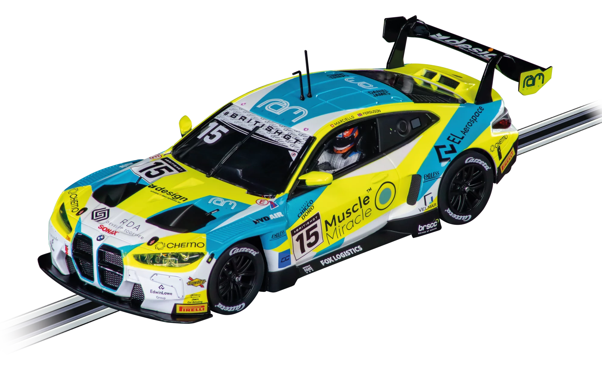 carrera-digital-124-bmw-m4-gt3-ram-racing-no-15-slotcar image 1