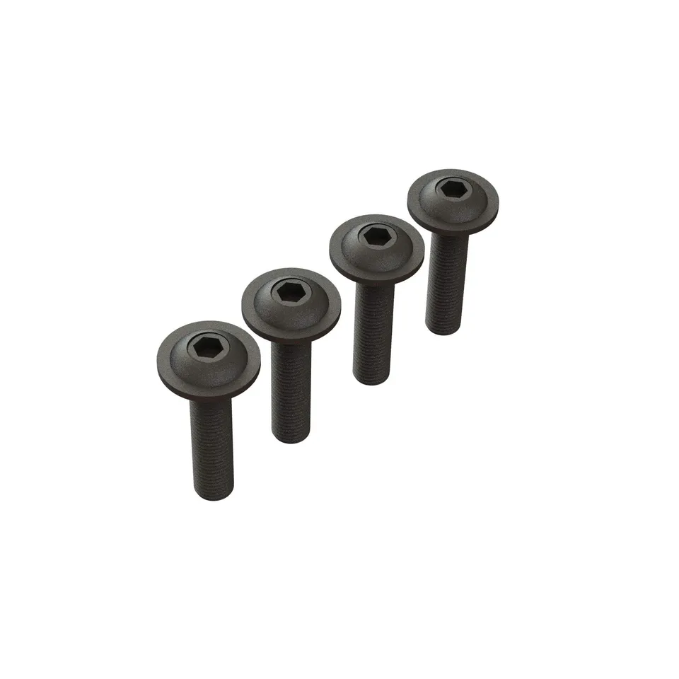 arrma-kraton-flachkopfschraube-flansch-m4x18mm-4-st-ck-stahl image 1