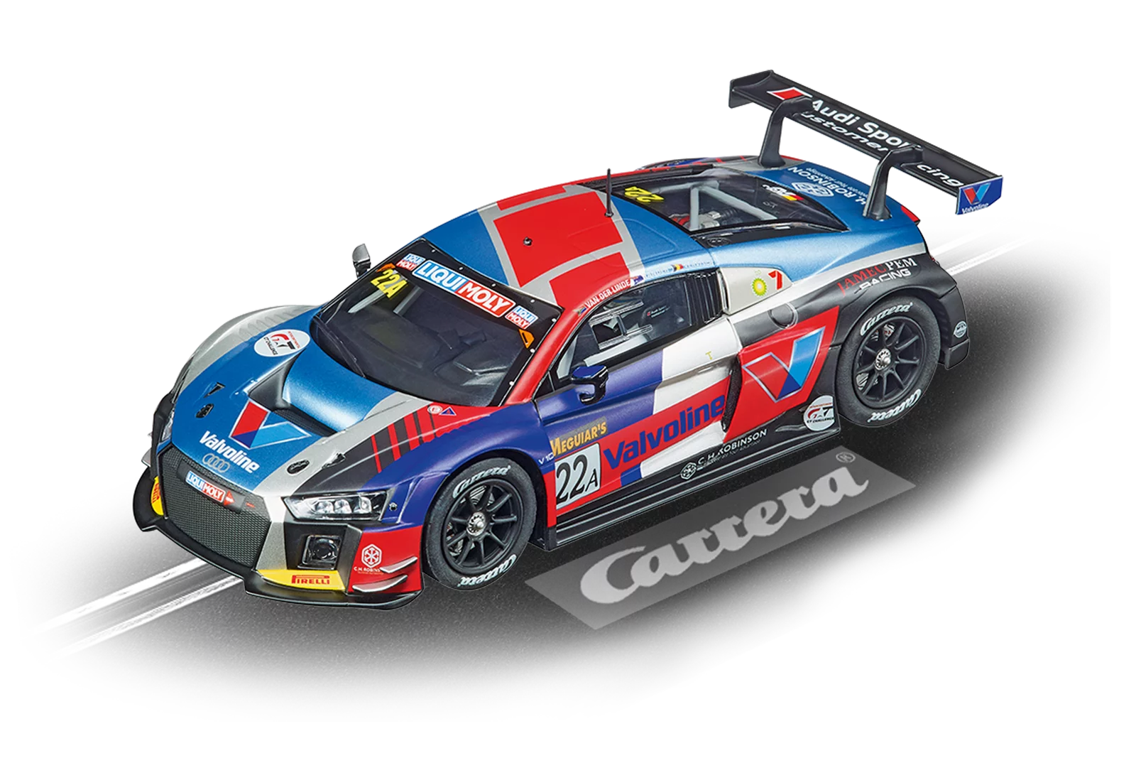 carrera-digital-132-audi-r8-lms-no-22a-slotcar image 1