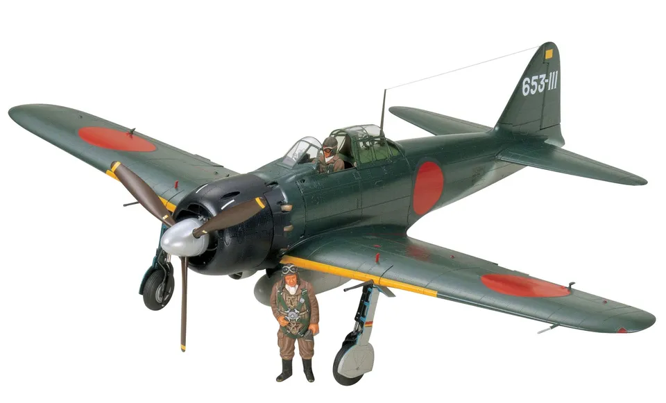 tamiya-mitsubishi-a6m5-zero-fighter-flugzeug-bausatz-1-32-300060318 image 1