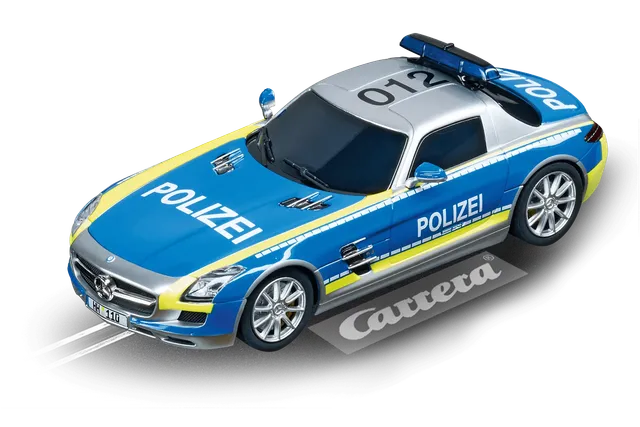 carrera-digital-132-mercedes-sls-amg-polizei-slotcar-1-32 image 1