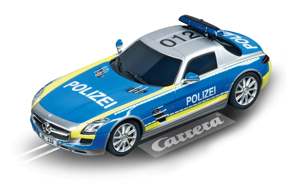 carrera-digital-132-mercedes-sls-amg-polizei-slotcar-1-32 image 1