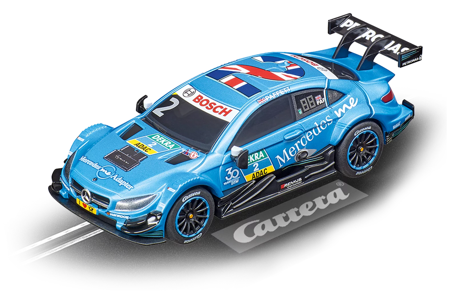 carrera-mercedes-amg-c-63-dtm-paffett-no-2-slotcar-1-43 image 1
