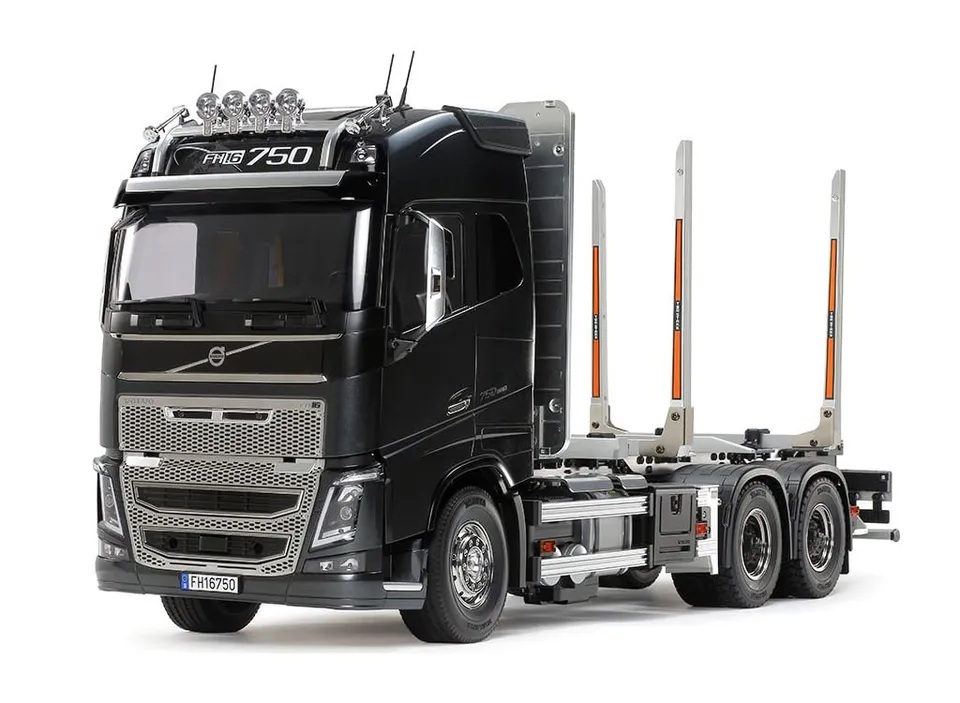 tamiya-56360-volvo-fh16-holztransporter-1-14-bausatz-unlackiert image 1