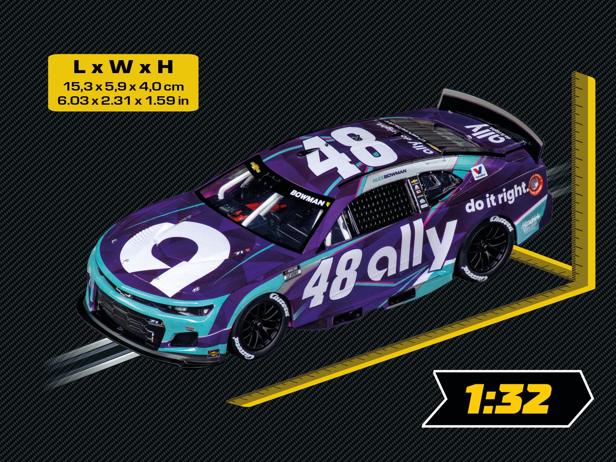 carrera-digital-132-nascar-camaro-zl1-no-48-slotcar-2 image 3