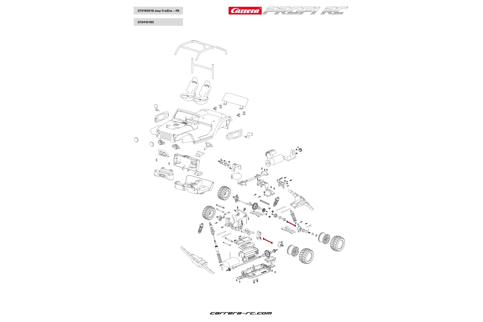 carrera-profi-rc-drivetrains-antrieb-vorne-hinten-ersatzteil image 2