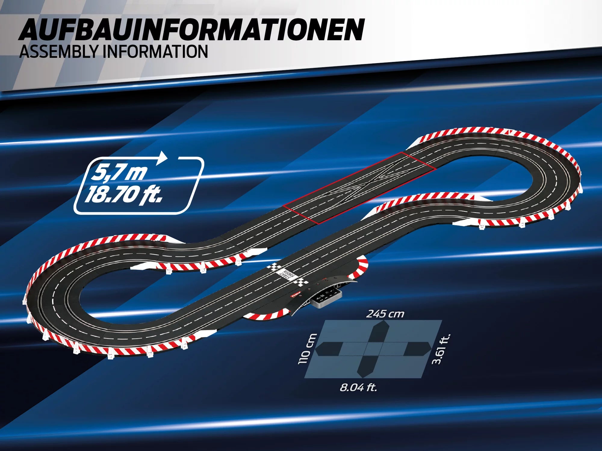 carrera-digital-132-starter-set-mustang-slotbahn-5-7-m image 8